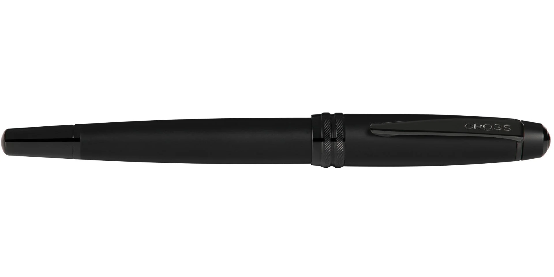 Bailey™ Matte Black Lacquer Stainless Steel Fine Nib Fountain Pen - Image 6