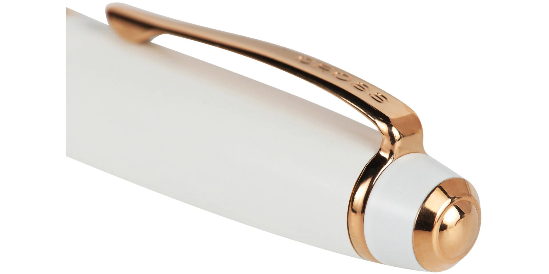 Bailey™ Pearlescent White Lacquer Fine Nib Fountain Pen - Image 7