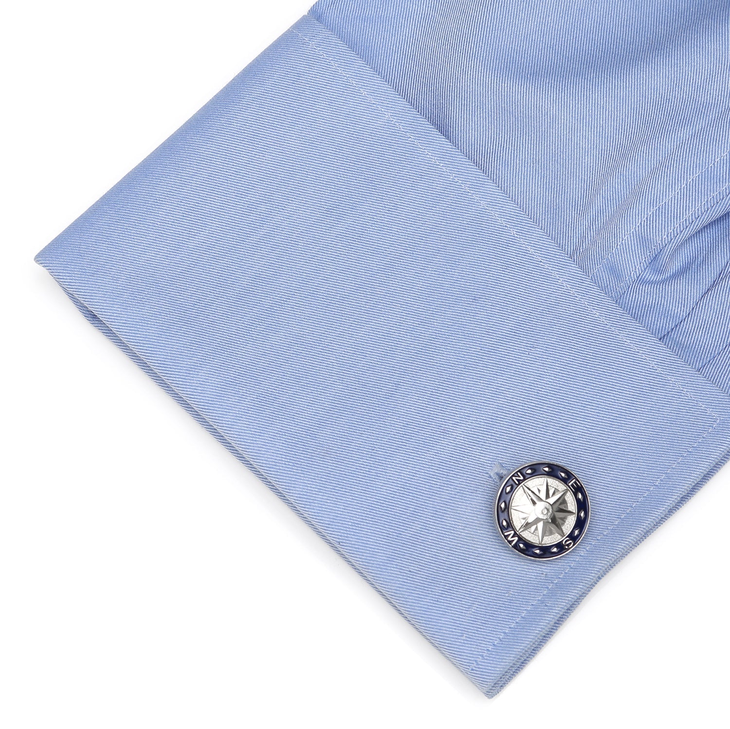 Blue Compass Cufflinks - Image 3