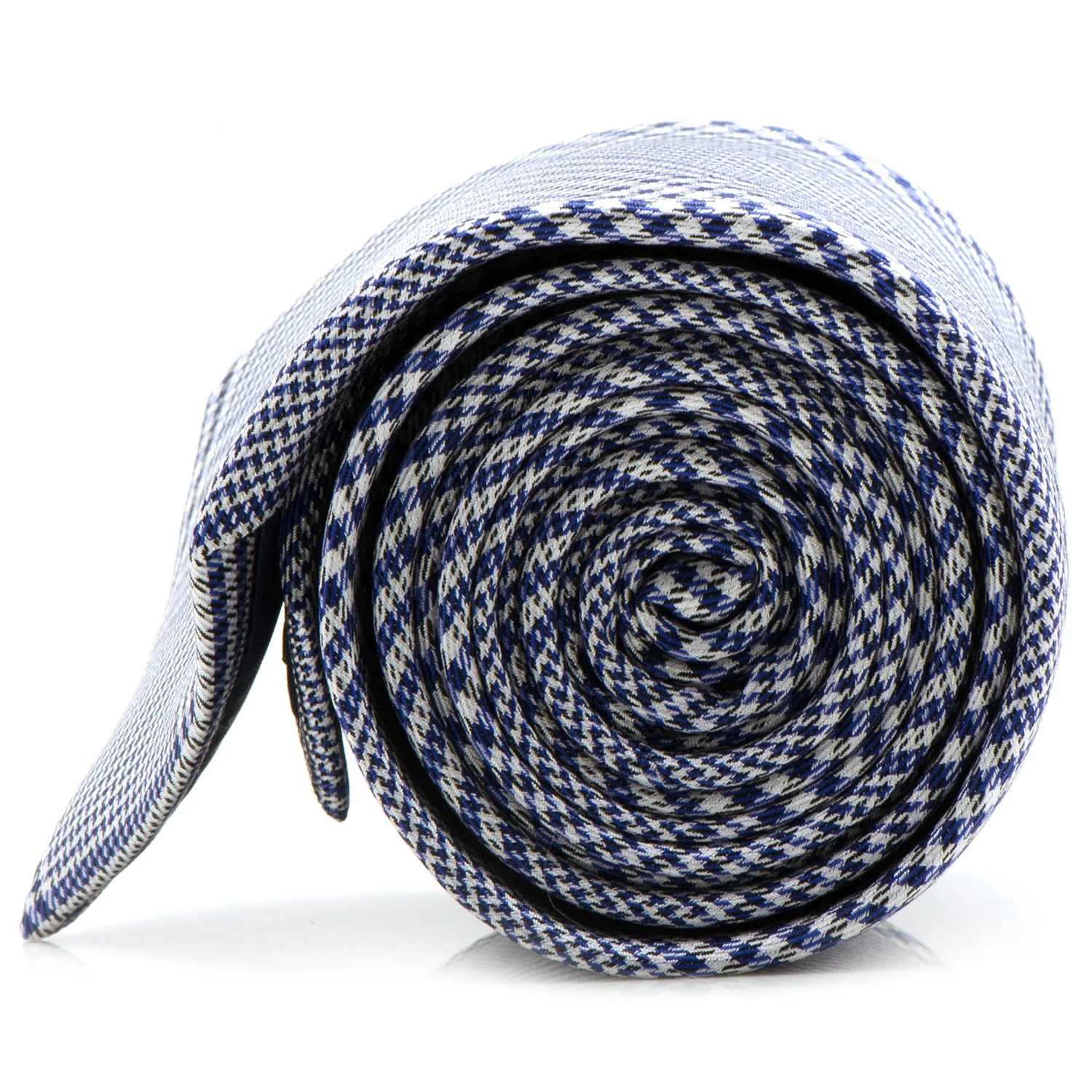 Blue Glen Plaid Silk Tie - Image 6