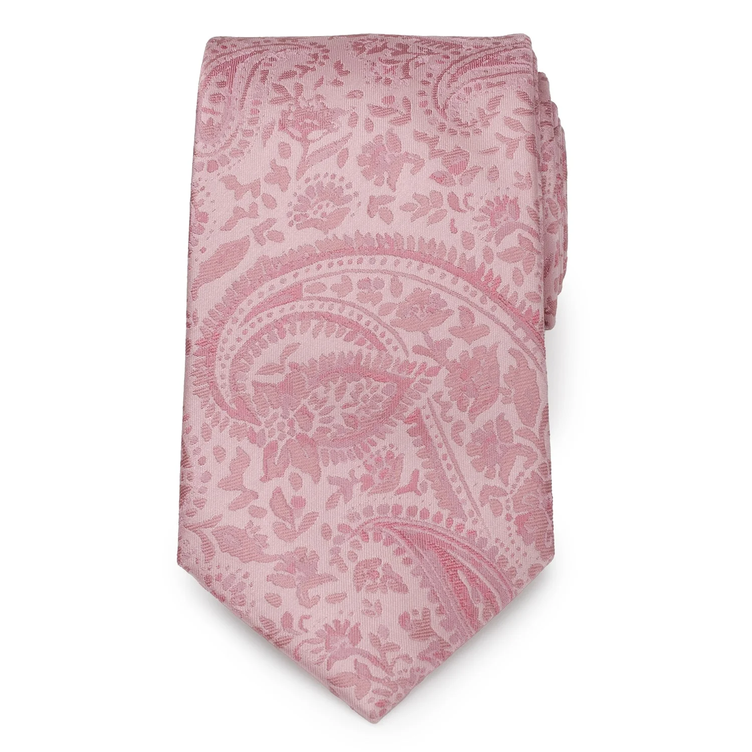 Blush Paisley Men's Tie - Image 3