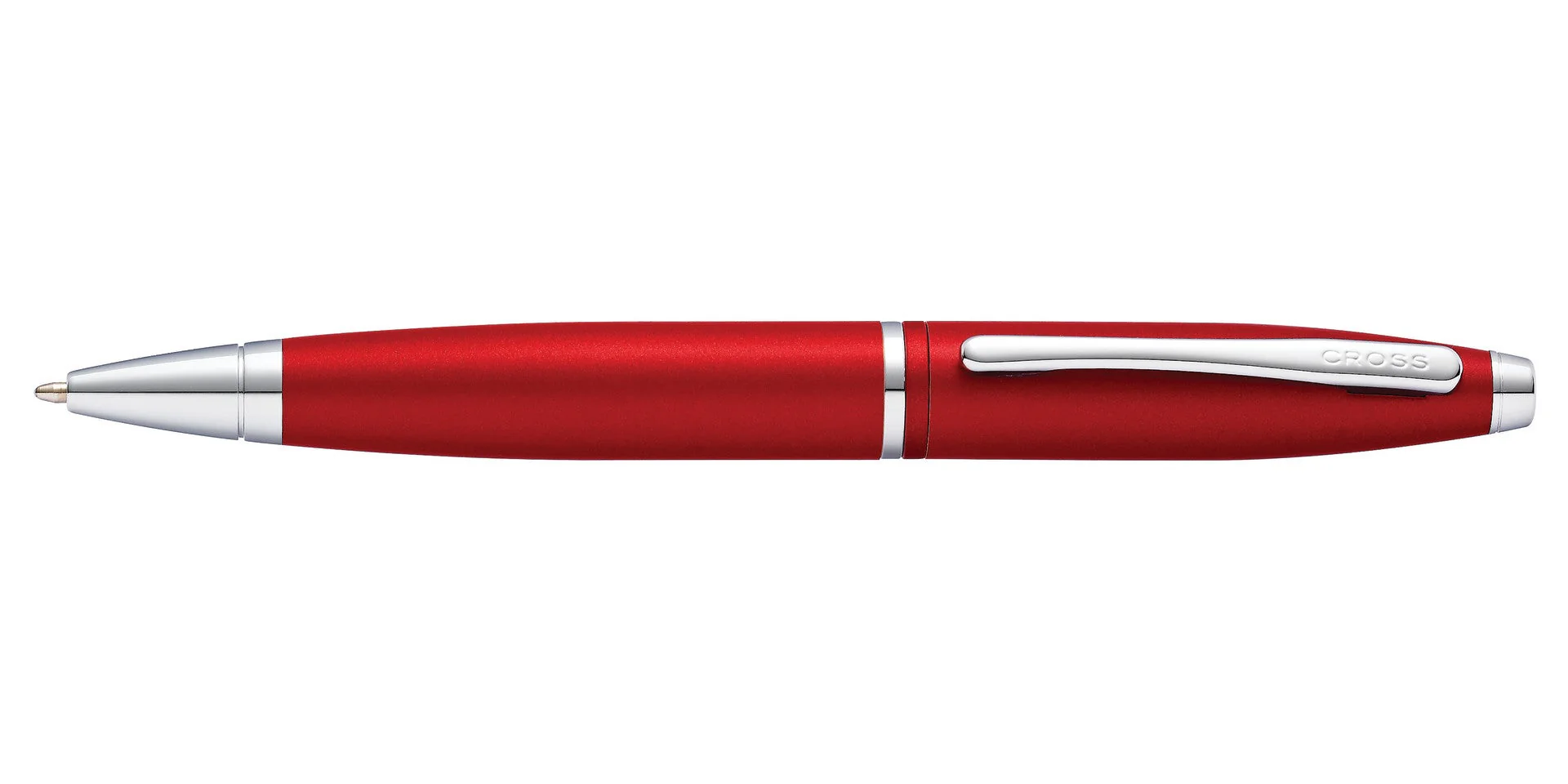 Calais™ Matte Metallic Crimson Ballpoint Pen - Image 3