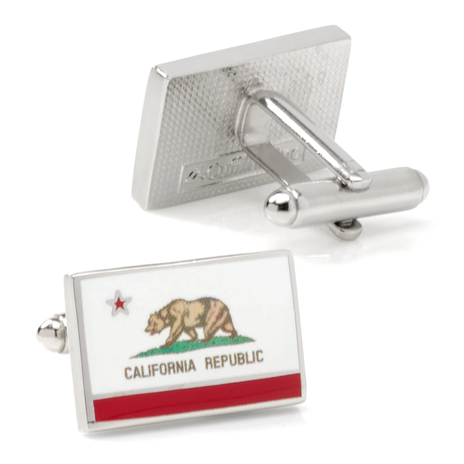 California State Flag Cufflinks - Image 2