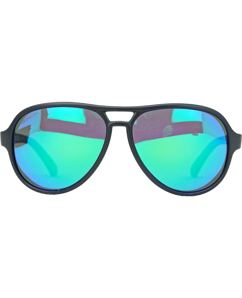 Casino (Black/Green Mirror Polarized Lens)