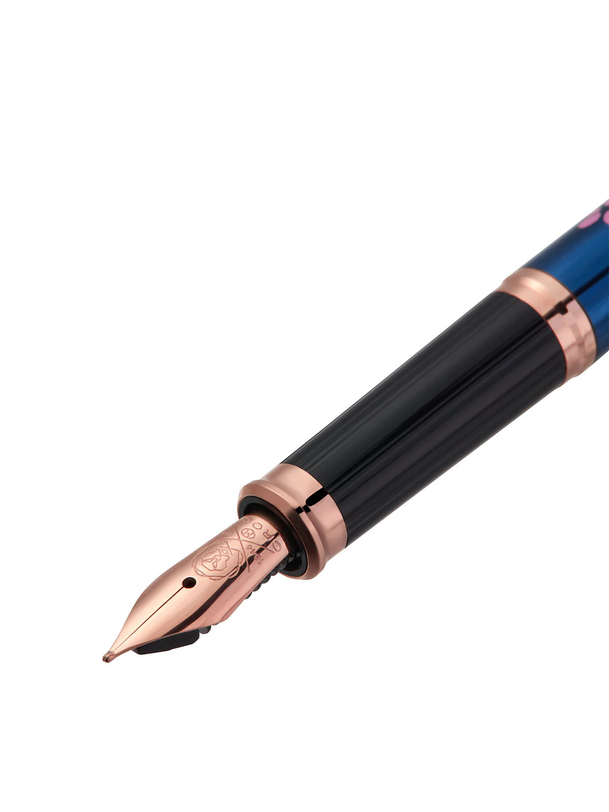 Century® II Cherry Blossom Translucent Blue Lacquer Medium Nib Fountain Pen - Image 2