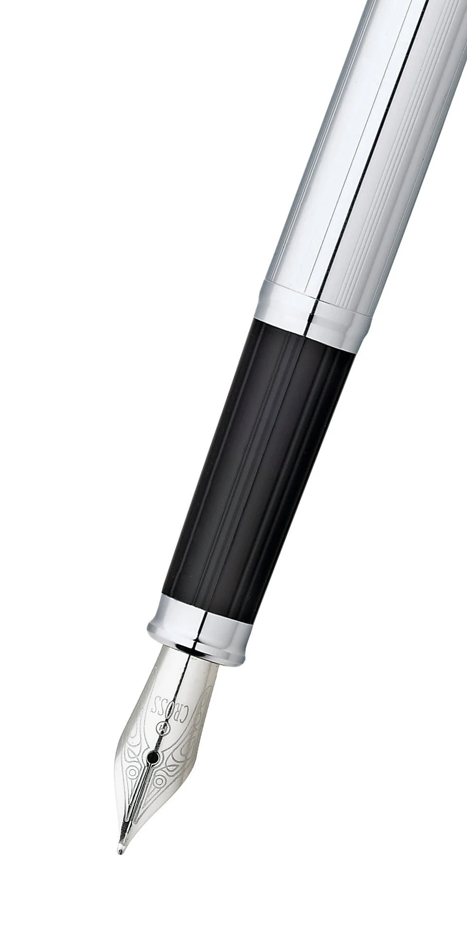 Century® II Lustrous Chrome Fine Nib Fountain Pen - Image 2