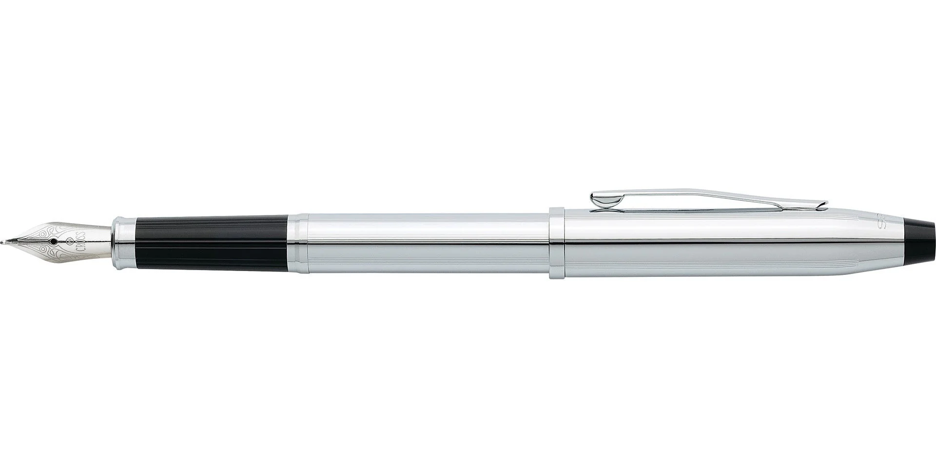 Century® II Lustrous Chrome Medium Nib Fountain Pen - Image 4