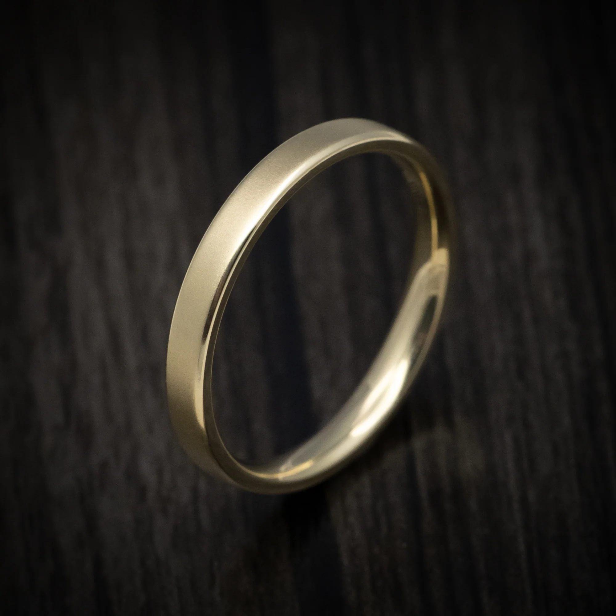 Classic Gold 3mm Wide Wedding Men's Band - Image 3