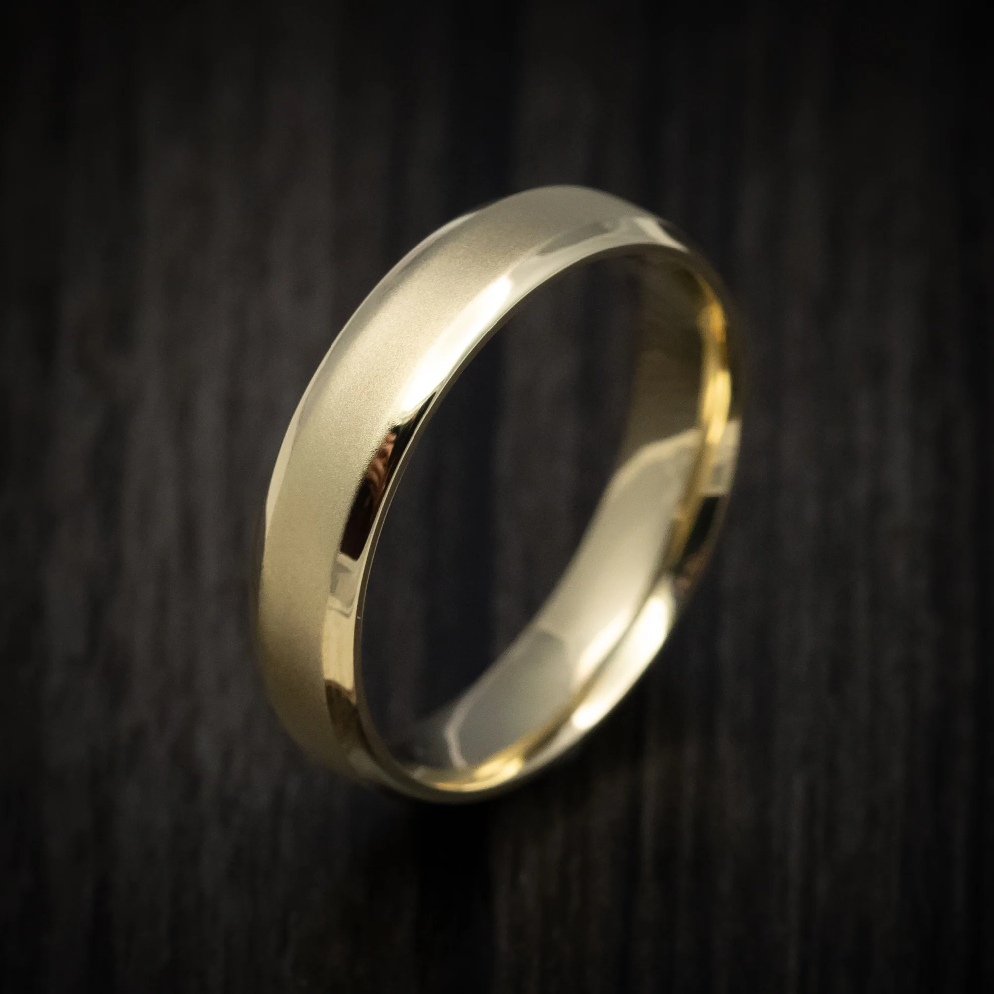 Classic Gold 5mm Wide Wedding Men's Band - Image 3