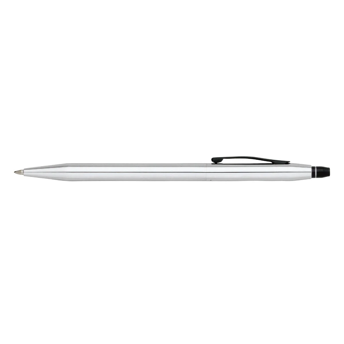 Click™ Chrome with Black Appointments Selectip® Rollerball Pen - Image 4