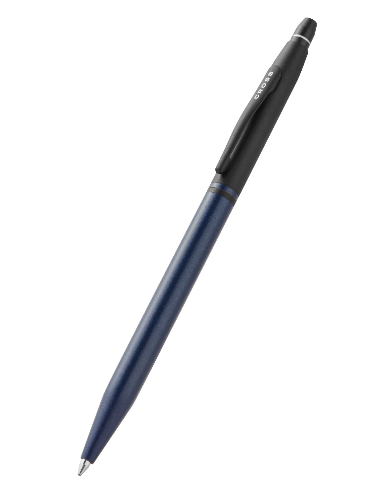 Click™ Tuxedo Satin Metallic Blue Ballpoint Pen - Image 3