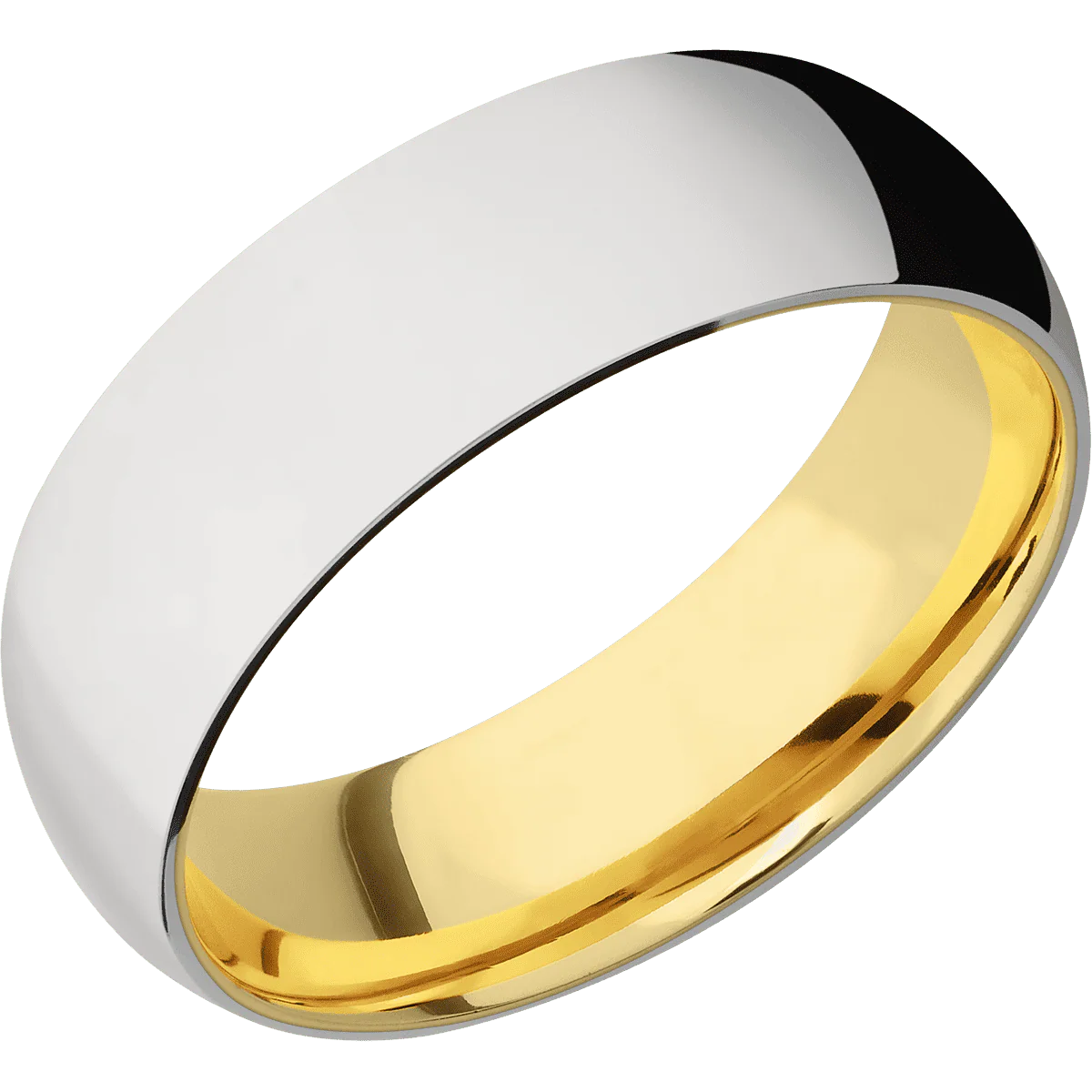 Cobalt Chrome + Polish Finish + 14K Yellow Gold - Image 2