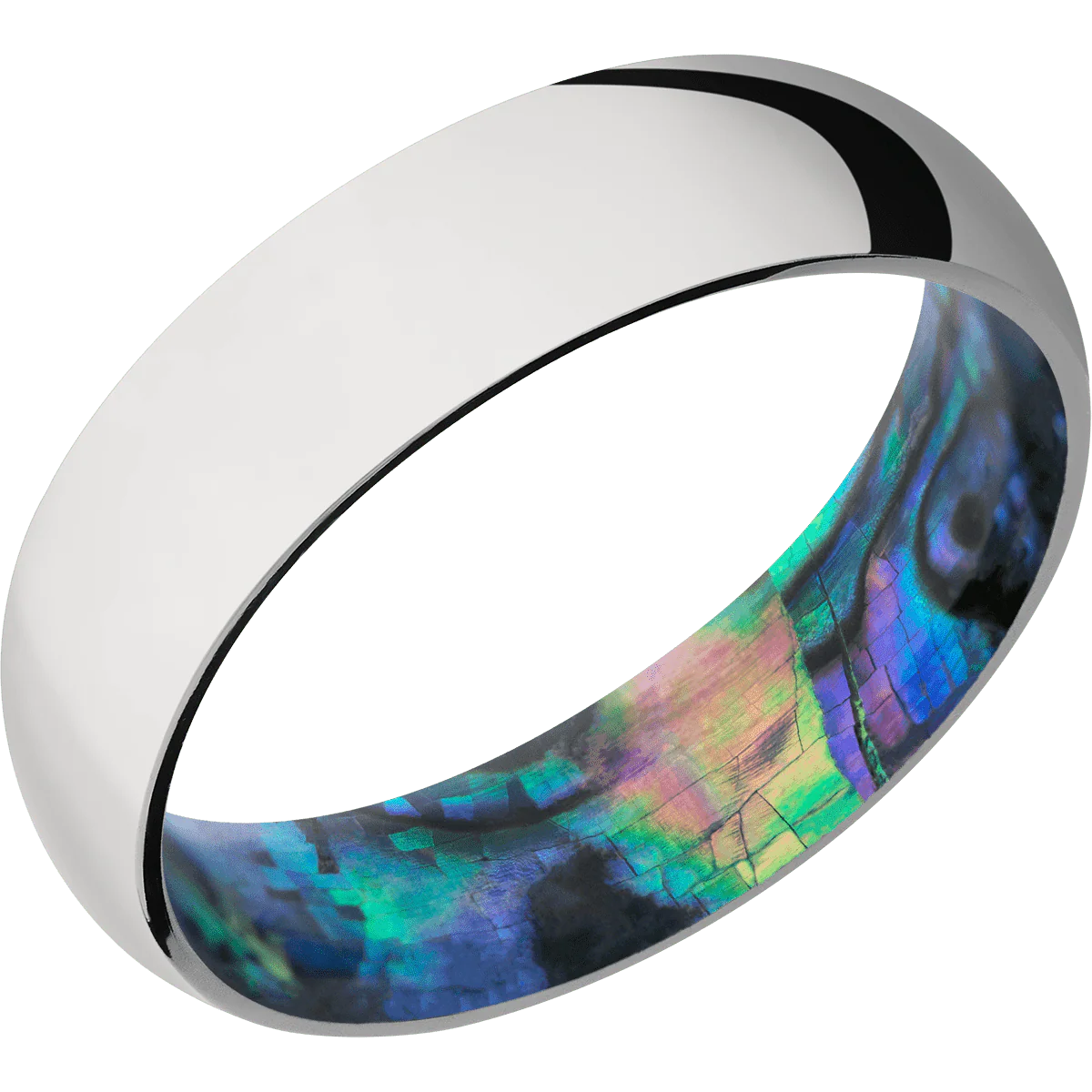 Cobalt Chrome + Polish Finish + Abalone - Image 2