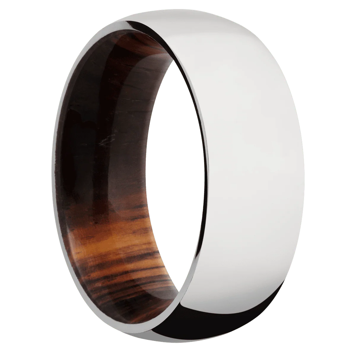 Cobalt Chrome + Polish Finish + Cocobolo