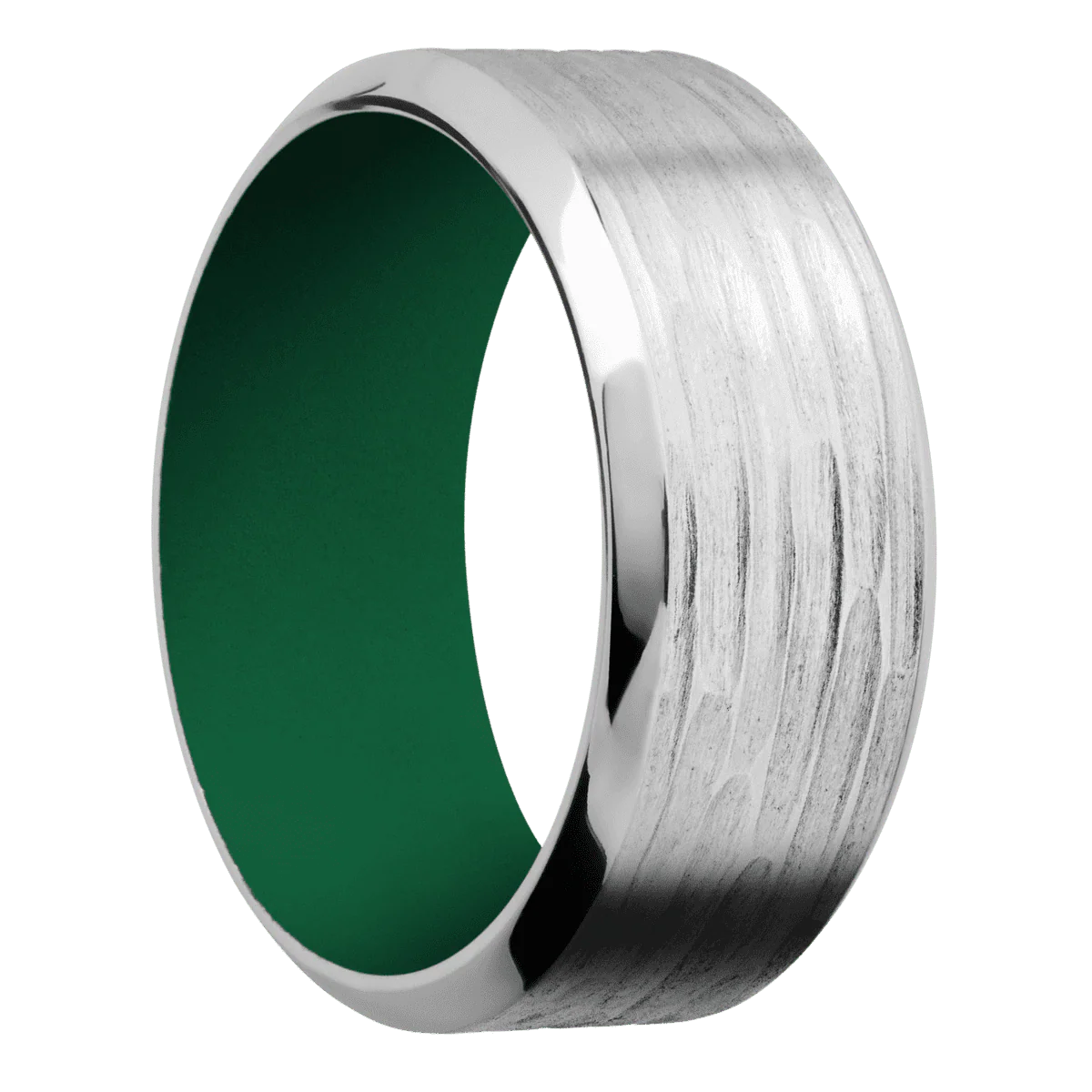 Cobalt Chrome + Treebarkh , Polish Finish + Green