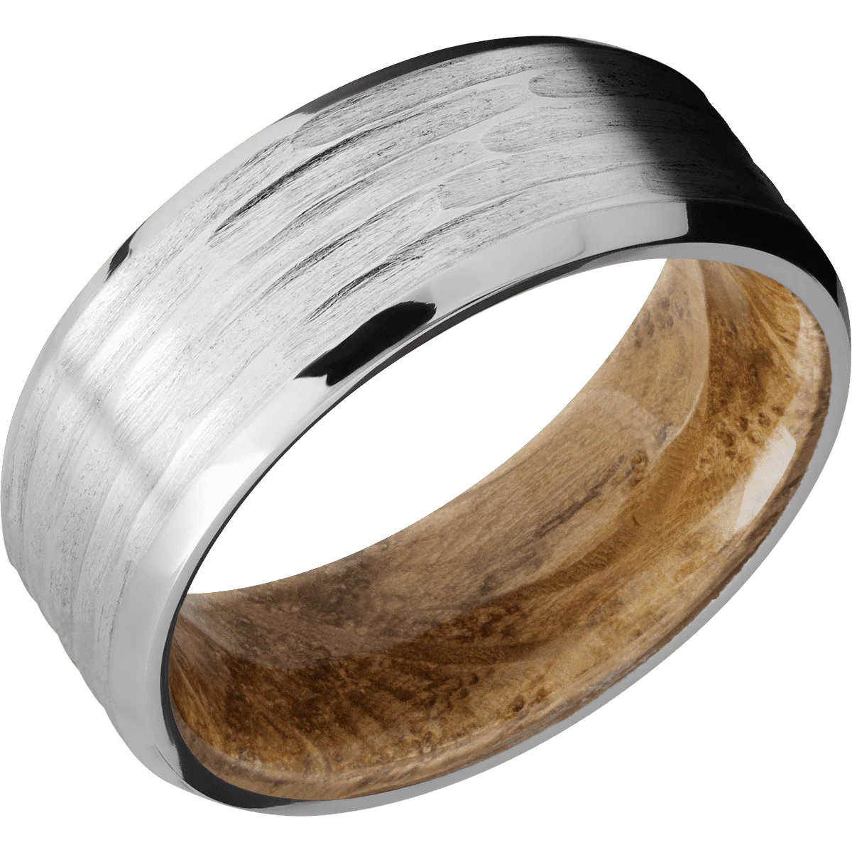 Cobalt Chrome + Treebarkh , Polish Finish + Whiskey Barrel - Image 2