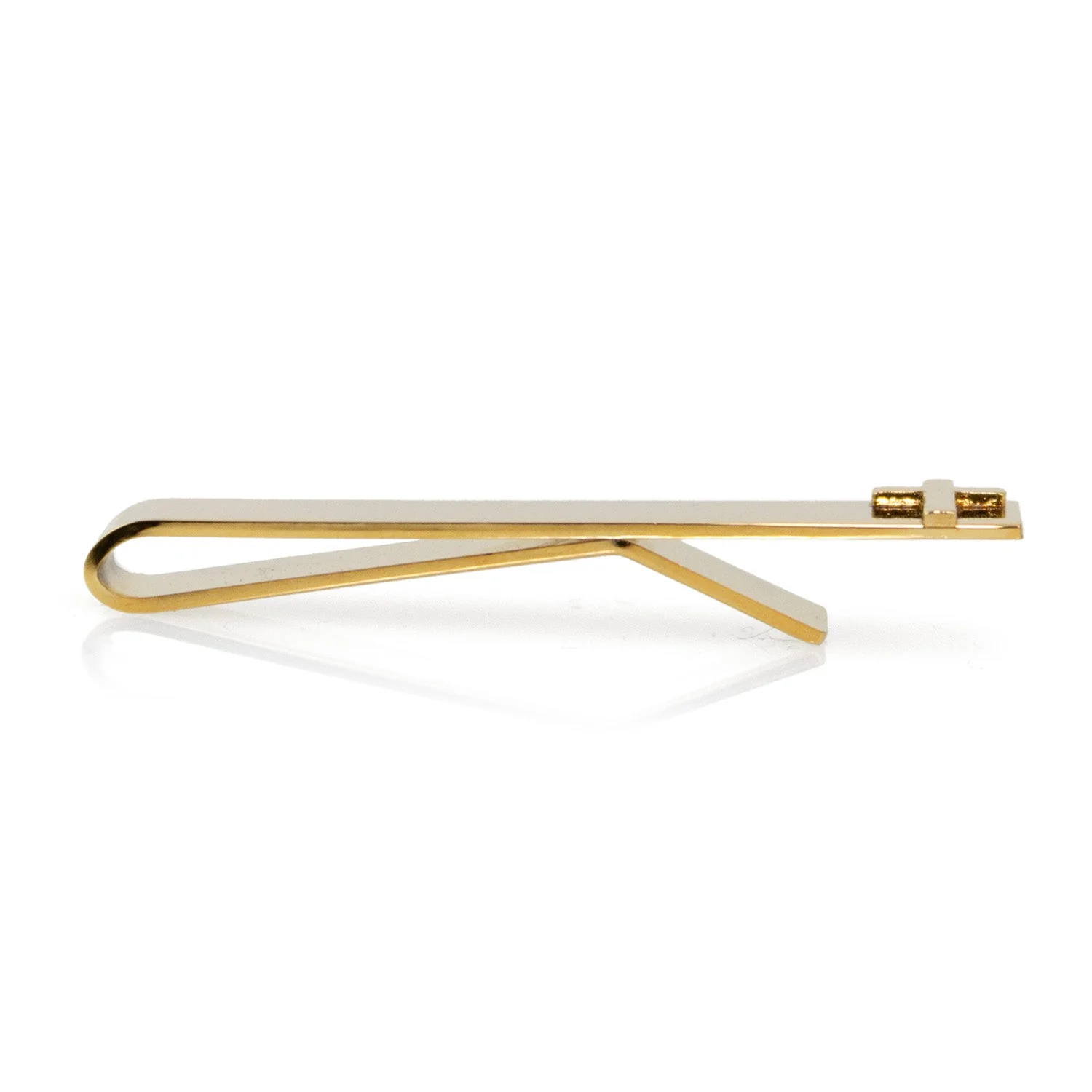 Cross Gold Tie Bar - Image 3