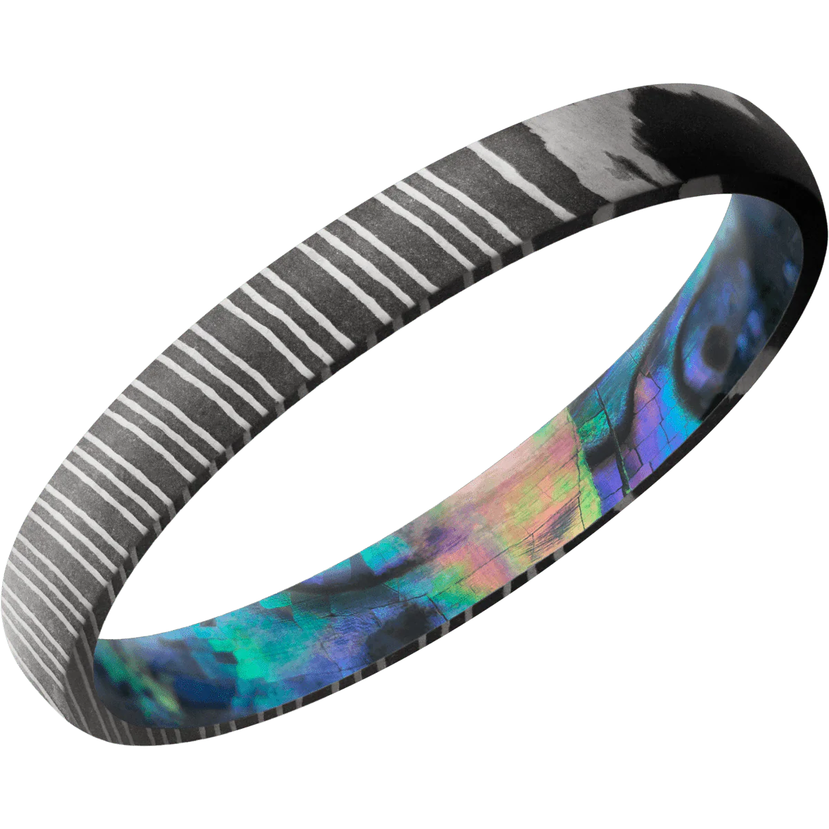 Damascus + Acid Finish + Abalone - Image 2