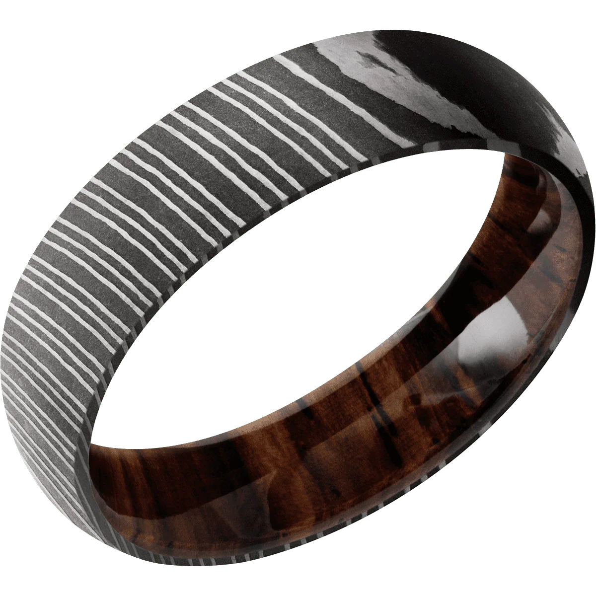 Damascus + Acid Finish + Cocobolo - Image 2