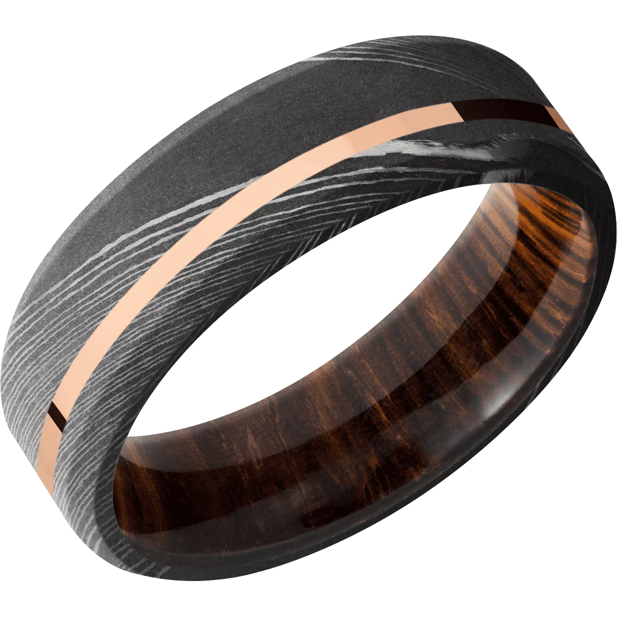 Damascus + Acid Finish + Cocobolo - Image 2