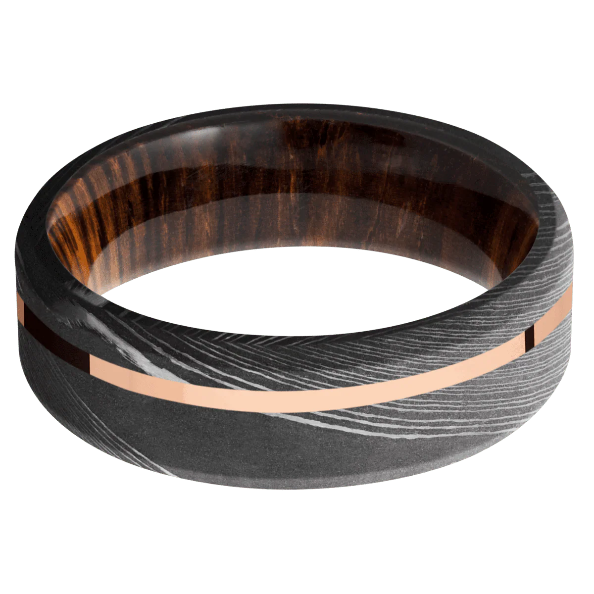 Damascus + Acid Finish + Cocobolo - Image 3