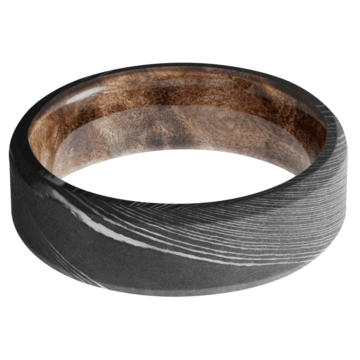 Damascus + Acid Finish + Maple Burl - Image 3
