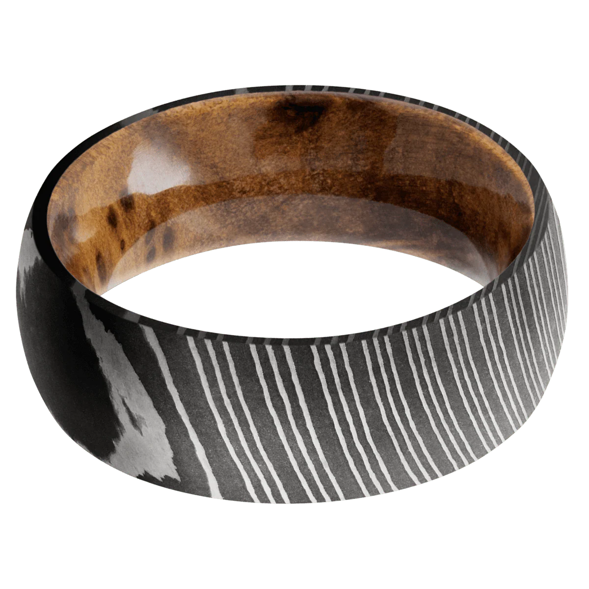 Damascus + Acid Finish + Thuya Burl - Image 3