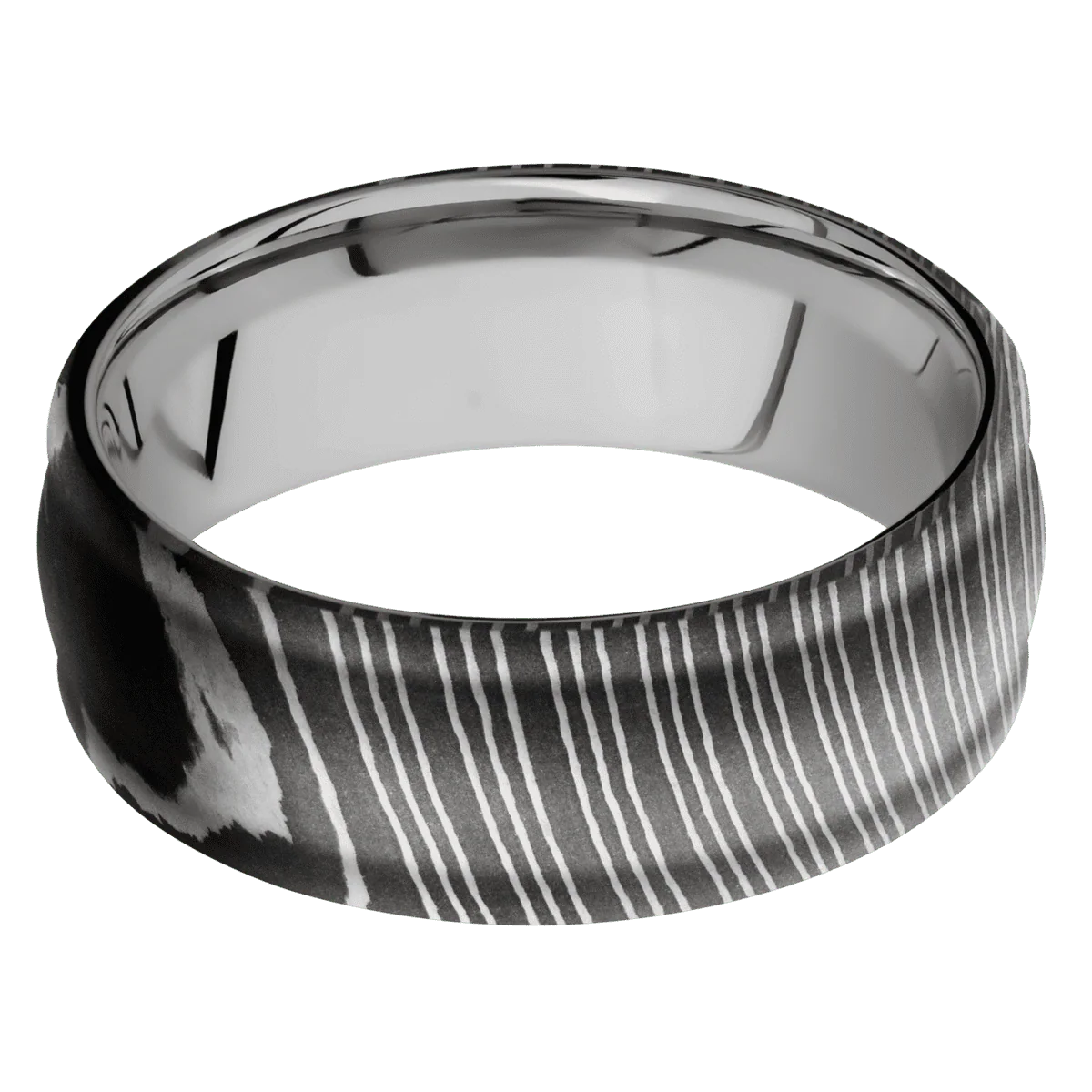 Damascus + Acid Finish + Titanium - Image 3