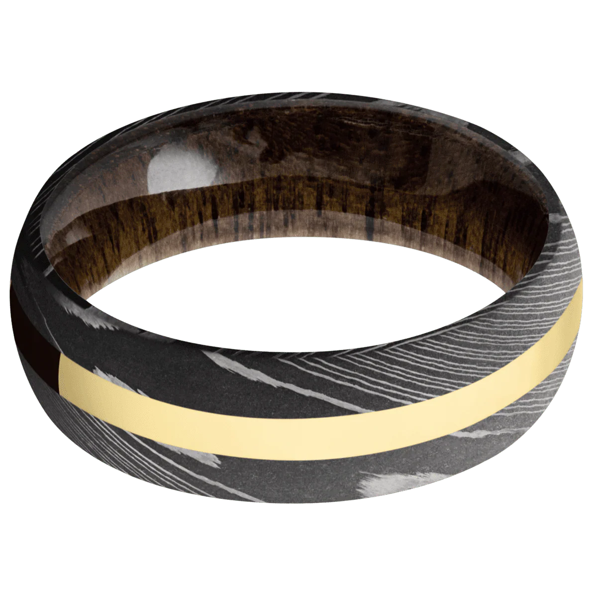 Damascus + Acid Finish + Walnut - Image 3