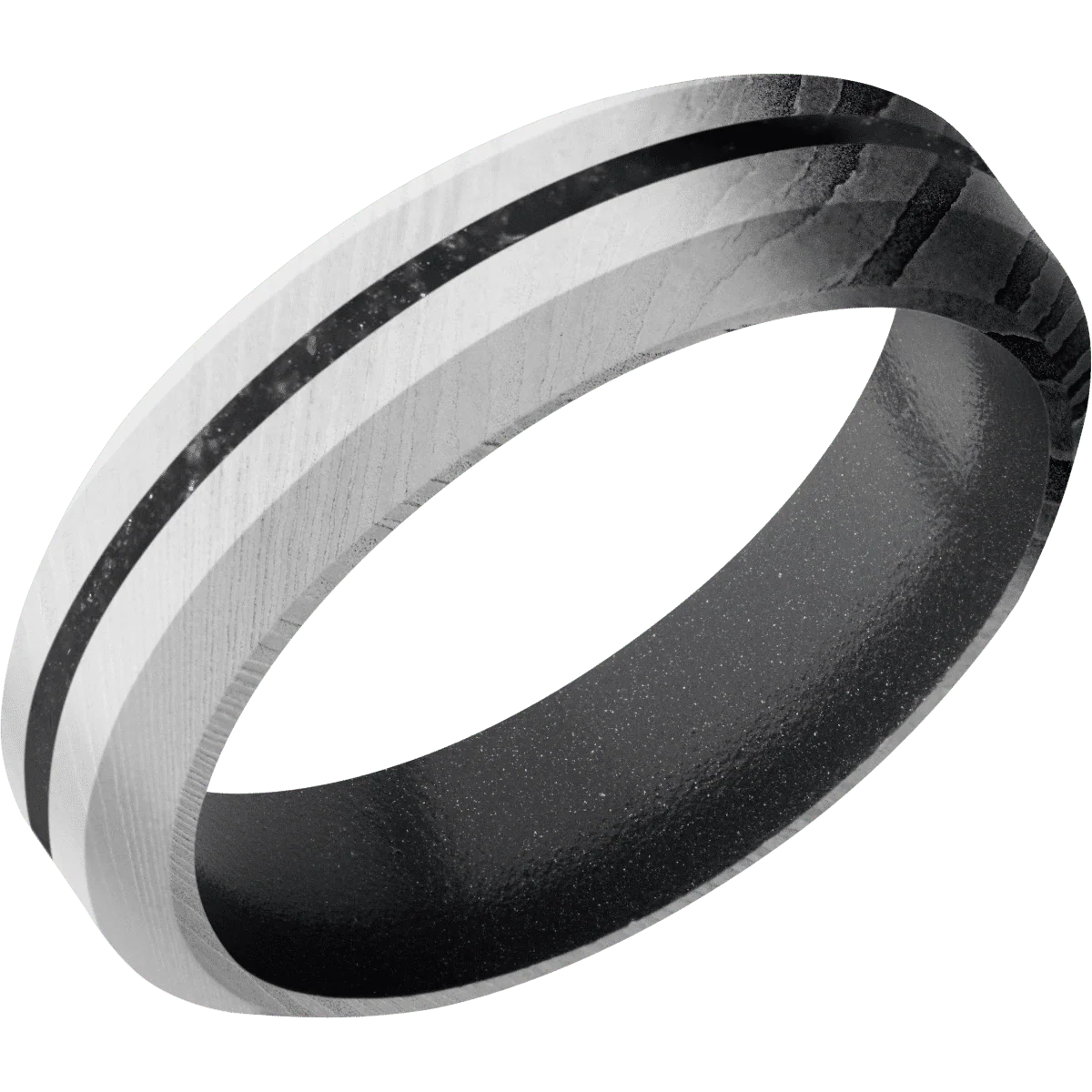 Damascus + Bead Finish + Dark Grey - Image 2