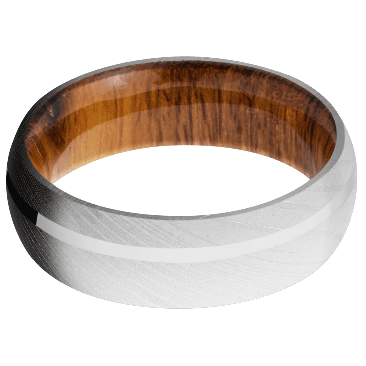 Damascus + Bead Finish + Desert Iron Wood - Image 3