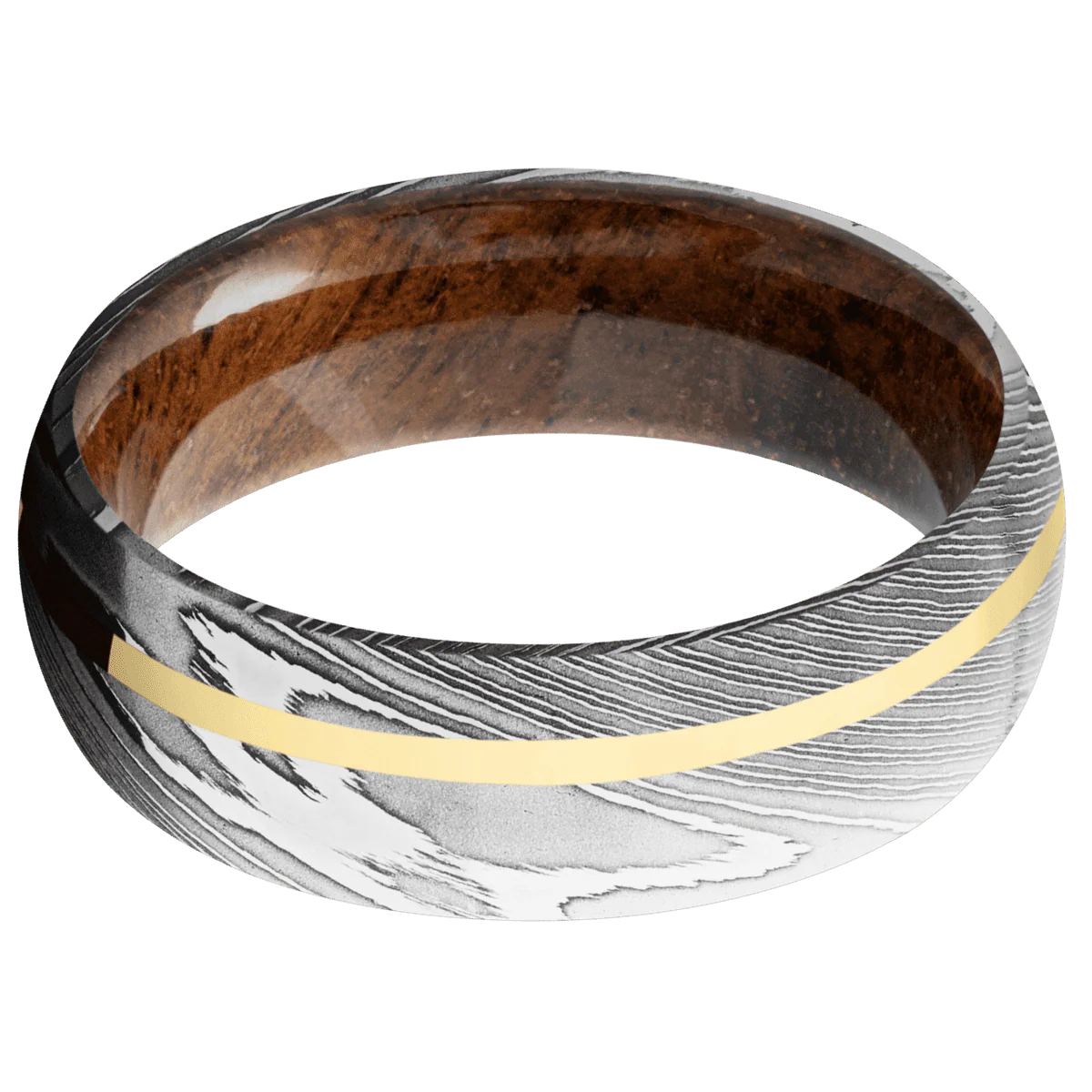 Damascus + Polish Finish + Koa - Image 3