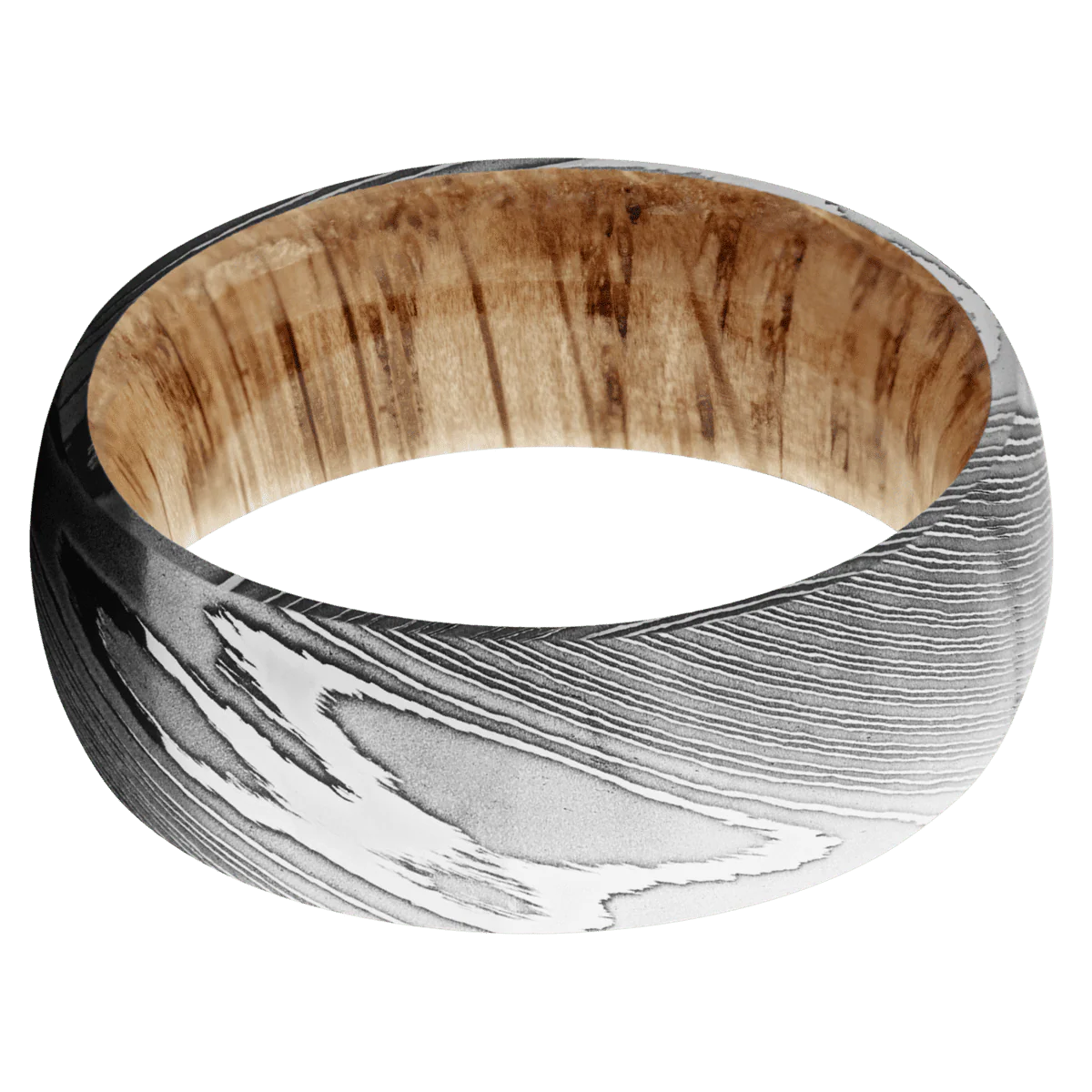 Damascus + Polish Finish + Natural Oak - Image 3