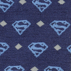 DC Superman Diamond Navy Socks - Image 3