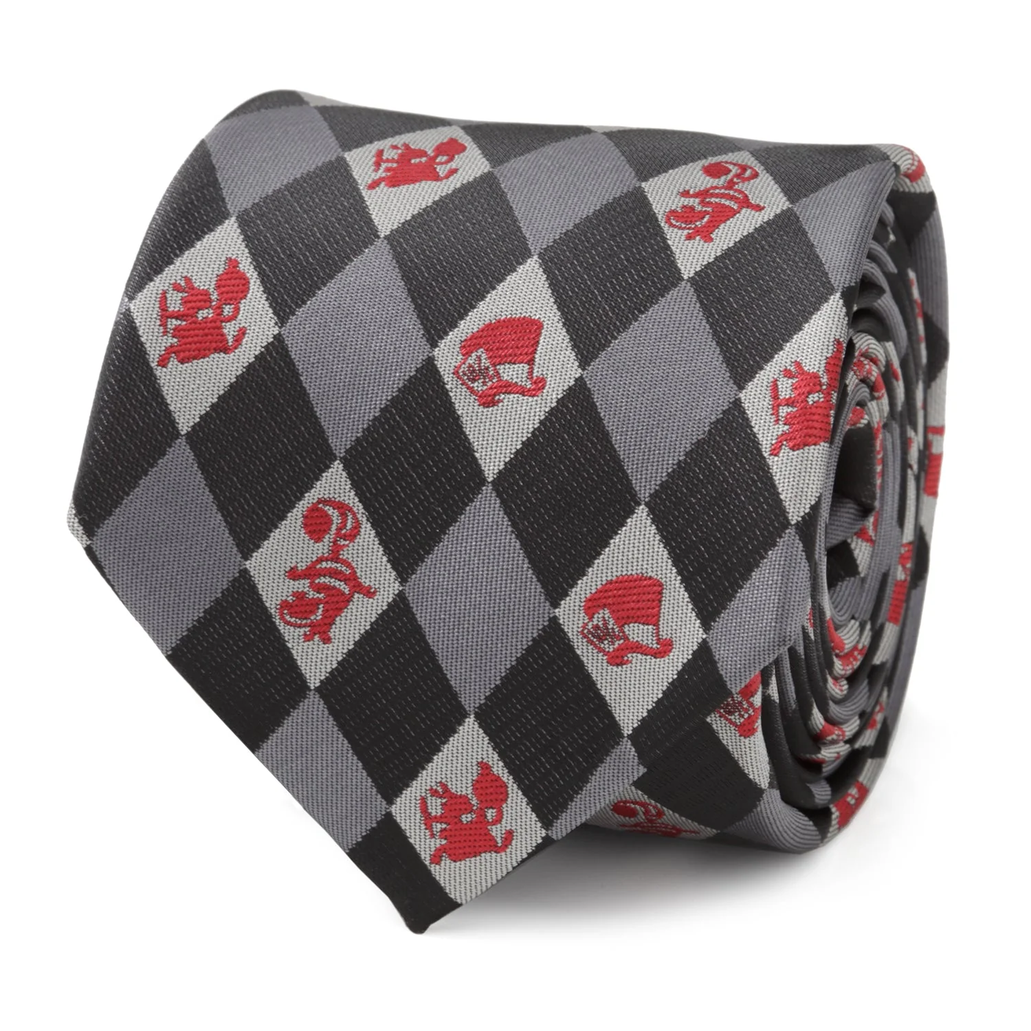 Disney Alice in Wonderland Gray Men's Tie - Image 3