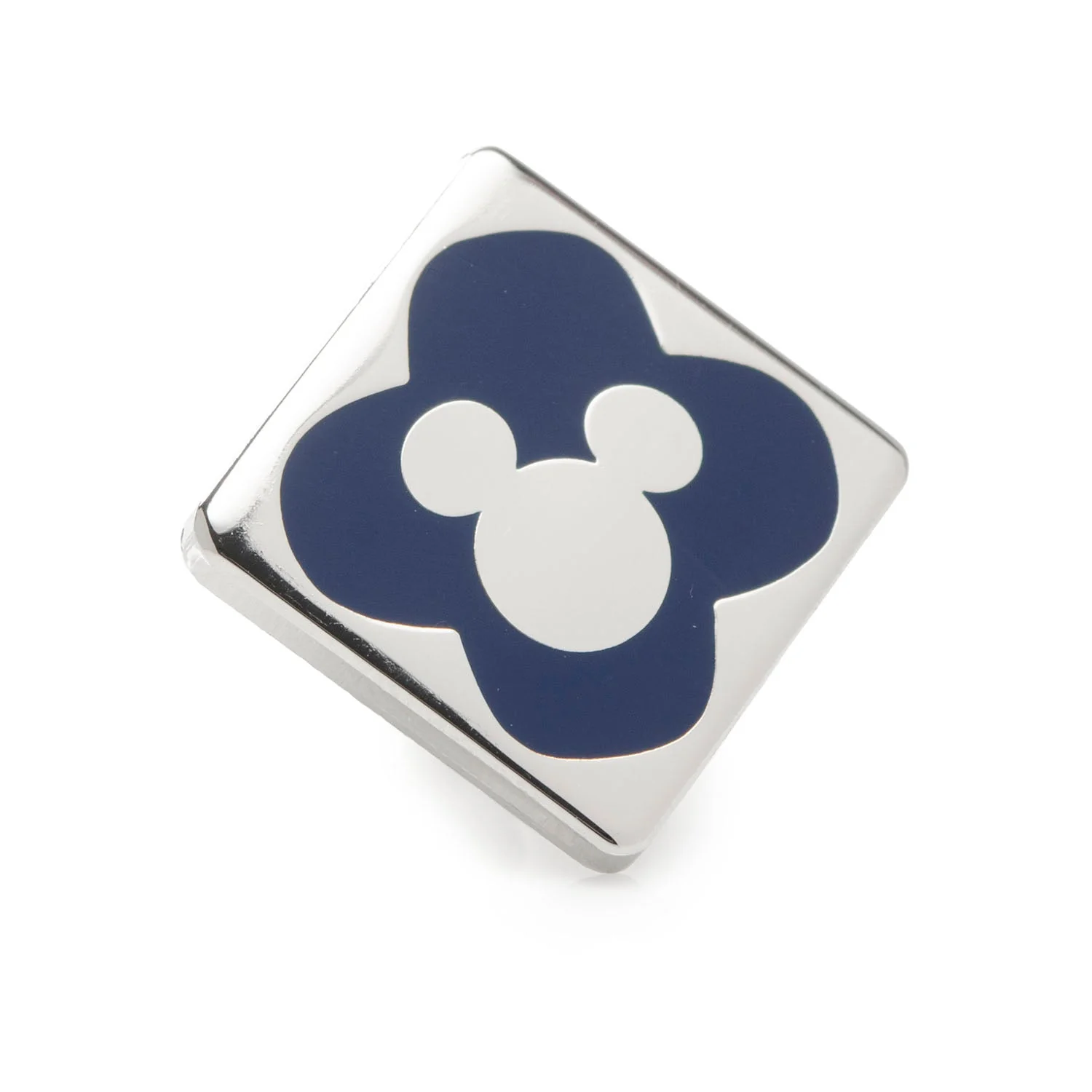 Disney Donald Duck Black Dress Socks & Blue Mickey Mouse Lapel Pin Gift Set - Image 4