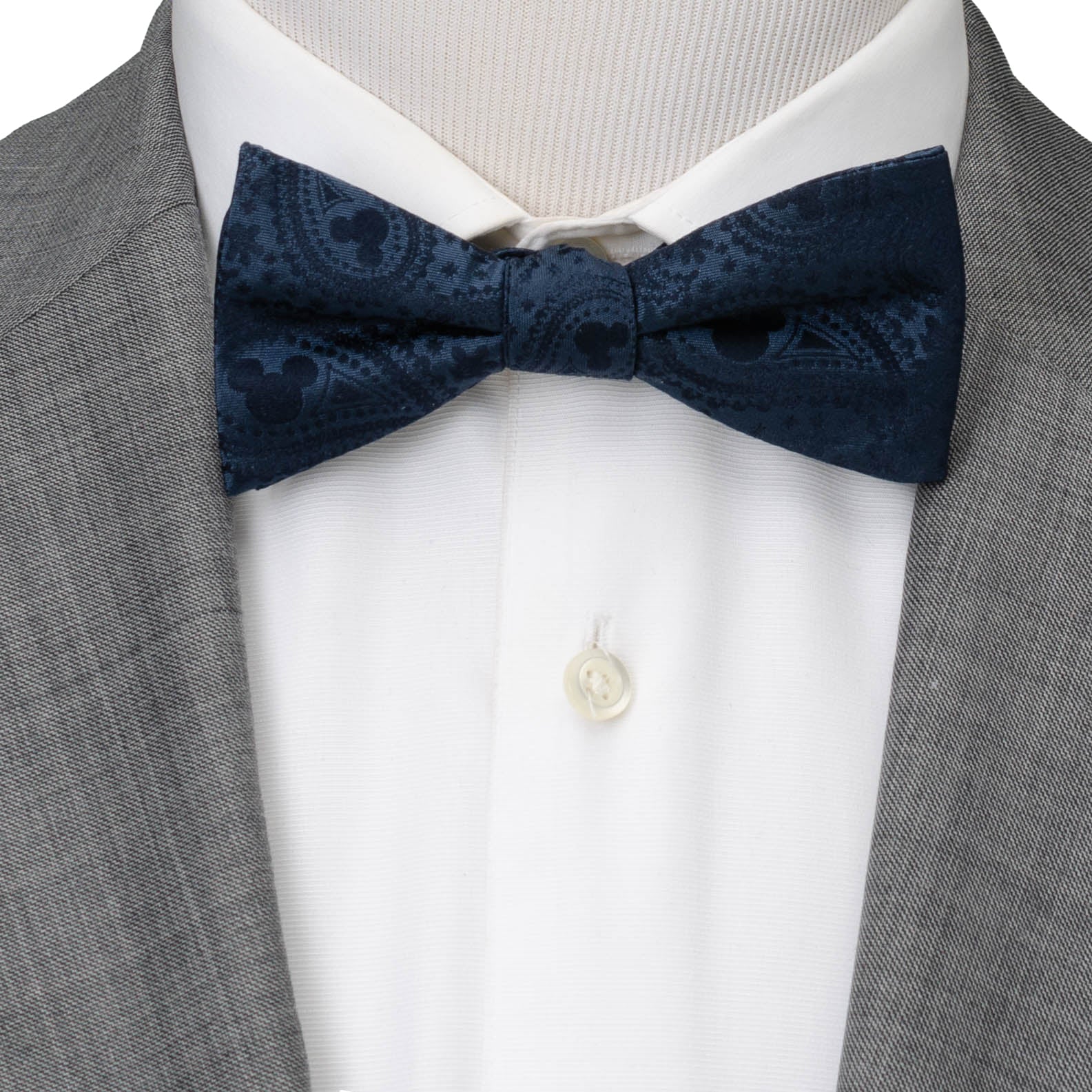 Disney Mickey Mouse Navy Paisley Bow Tie - Image 2