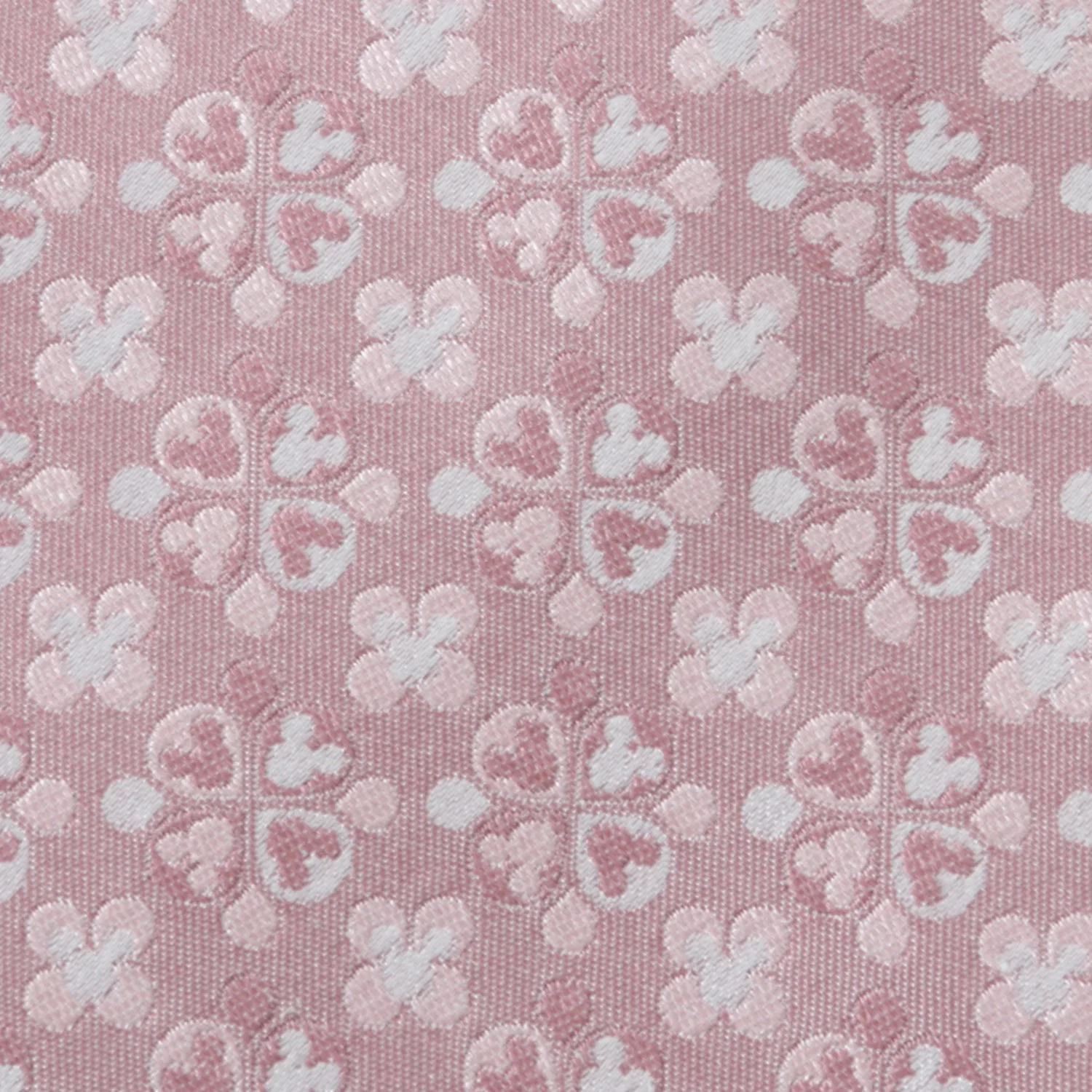 Disney Mickey Mouse Silhouette Blossom Pink Men's Tie - Image 5