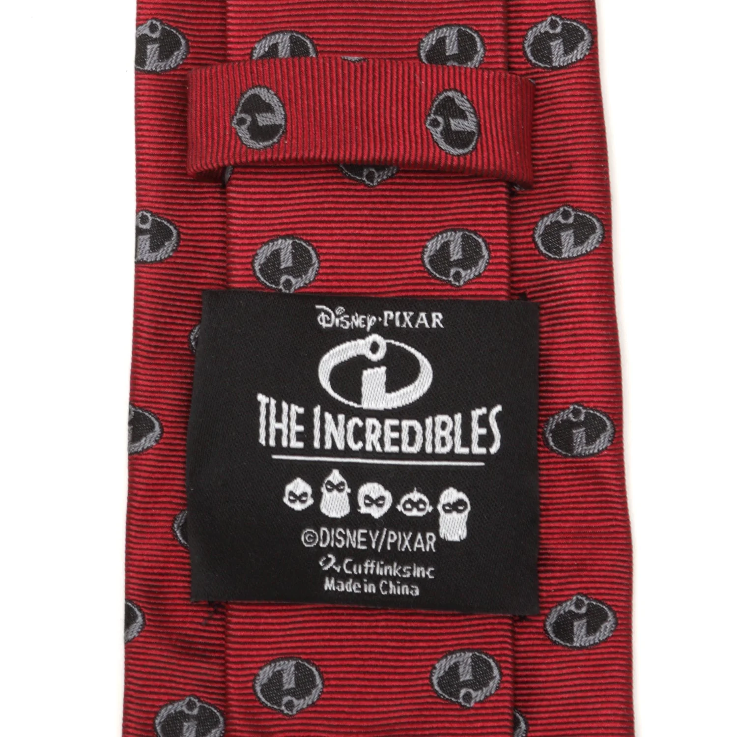 Disney Pixar The Incredibles Logo Red Men's Tie - Image 4