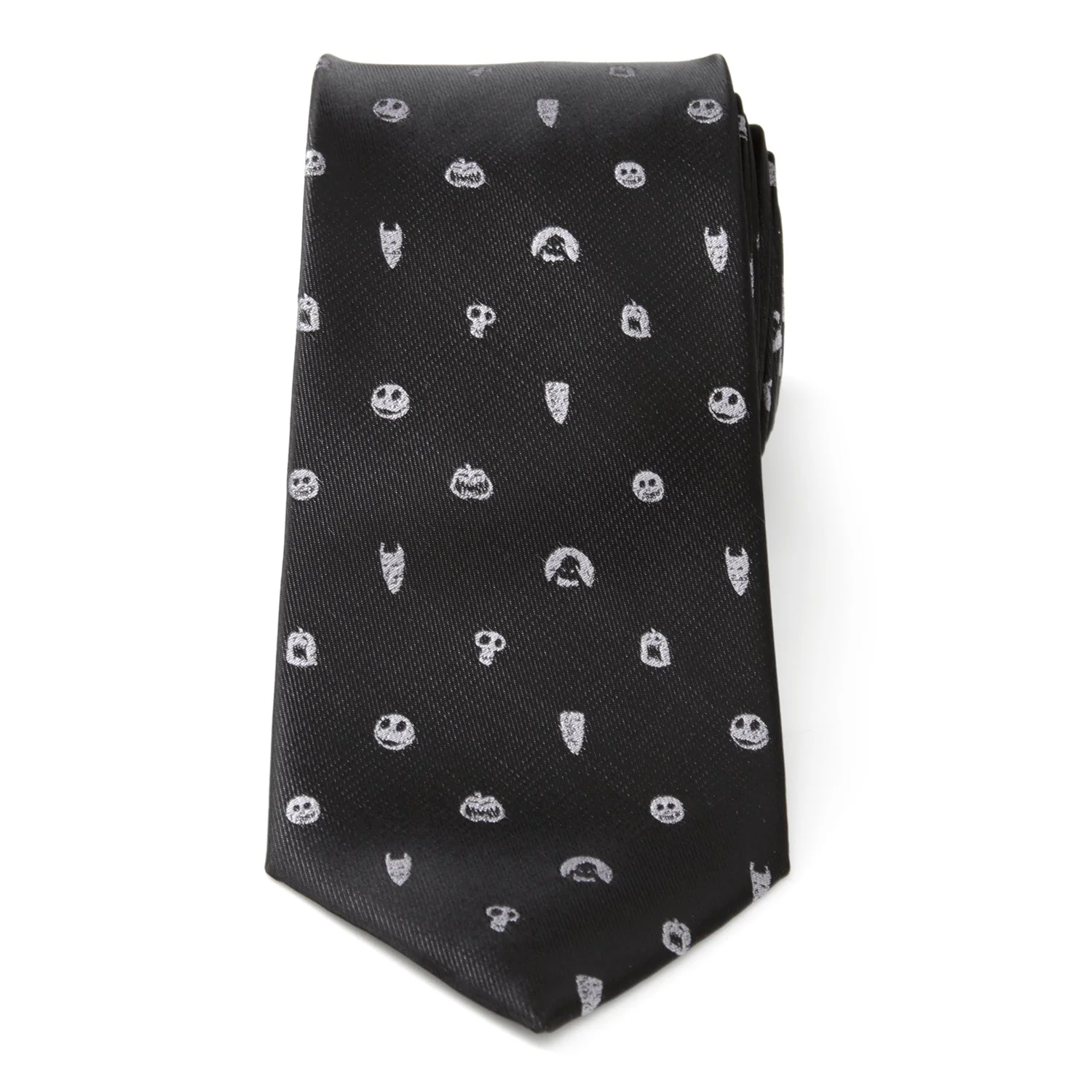 Disney The Nightmare Before Christmas Black Gray Men's Tie - Image 4