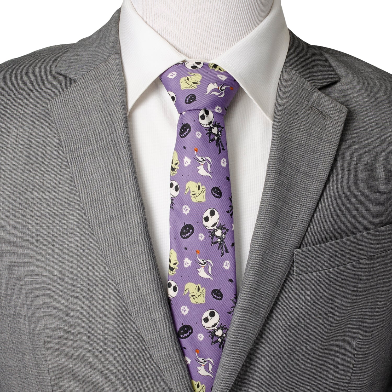 Disney The Nightmare Before Christmas Purple Men's Tie - Image 2
