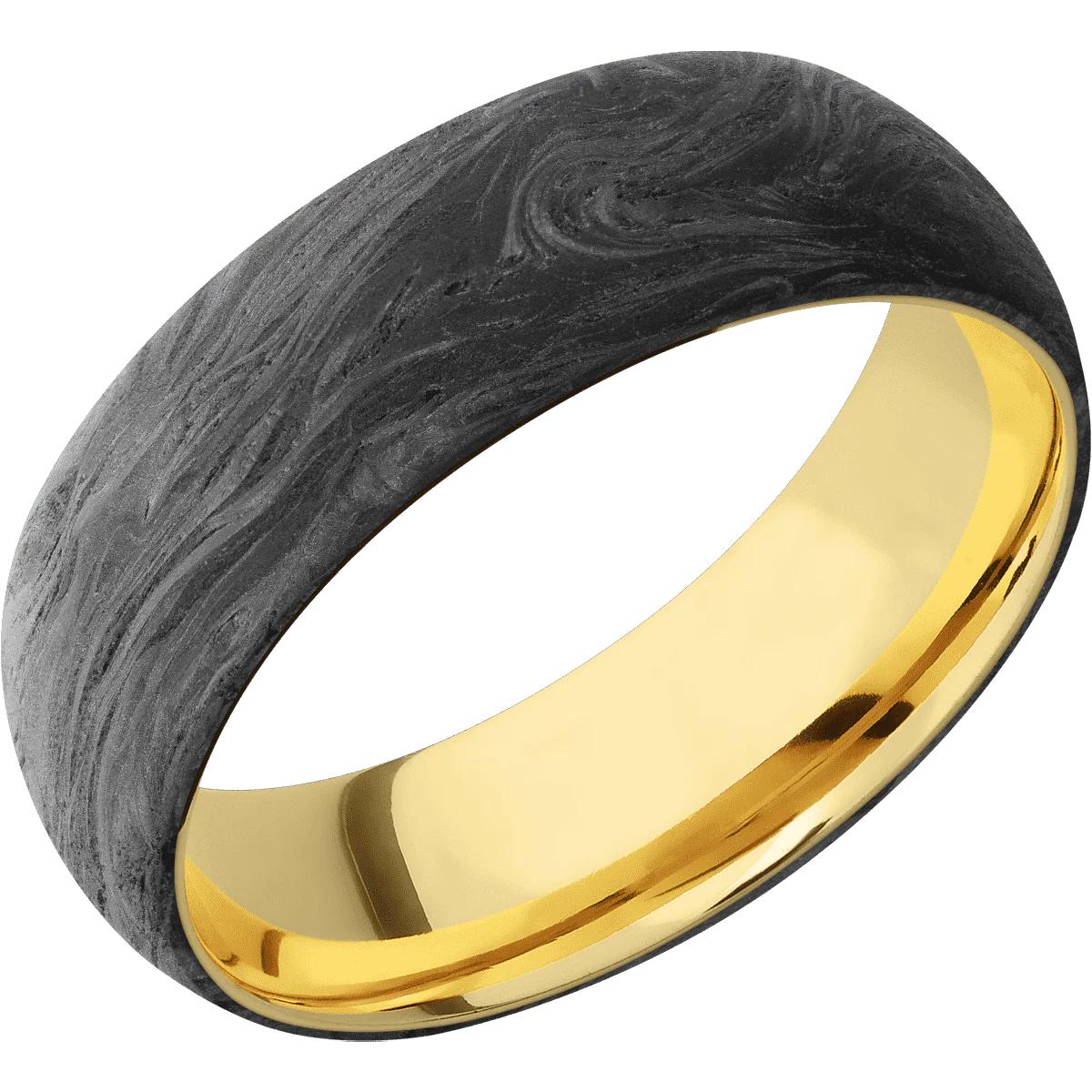 Forged Carbon Fiber + None Finish + 18K Yellow Gold - Image 2