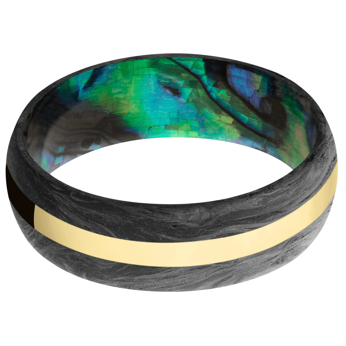 Forged Carbon Fiber + None Finish + Abalone - Image 3
