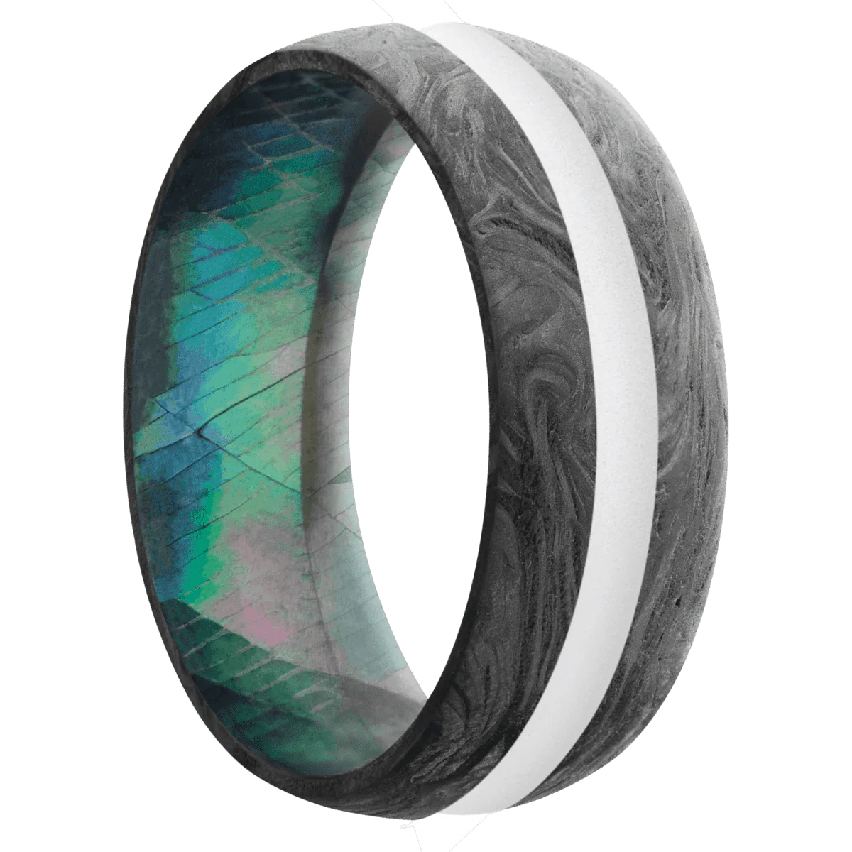 Forged Carbon Fiber + None Finish + Black Mother of Pearl