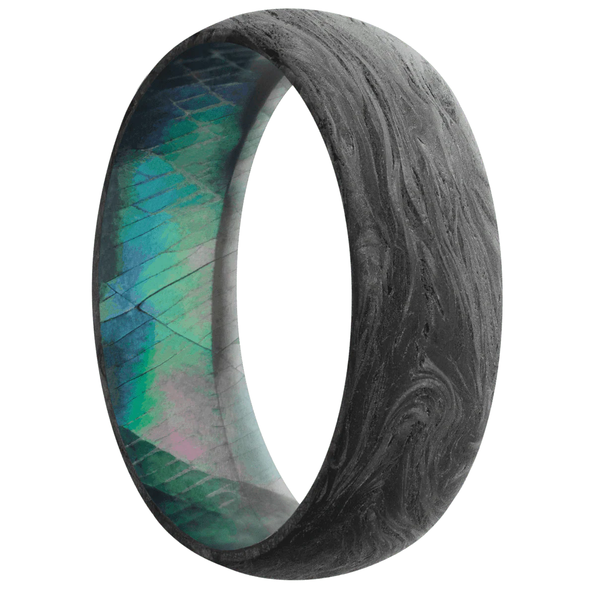 Forged Carbon Fiber + None Finish + Black Mother of Pearl
