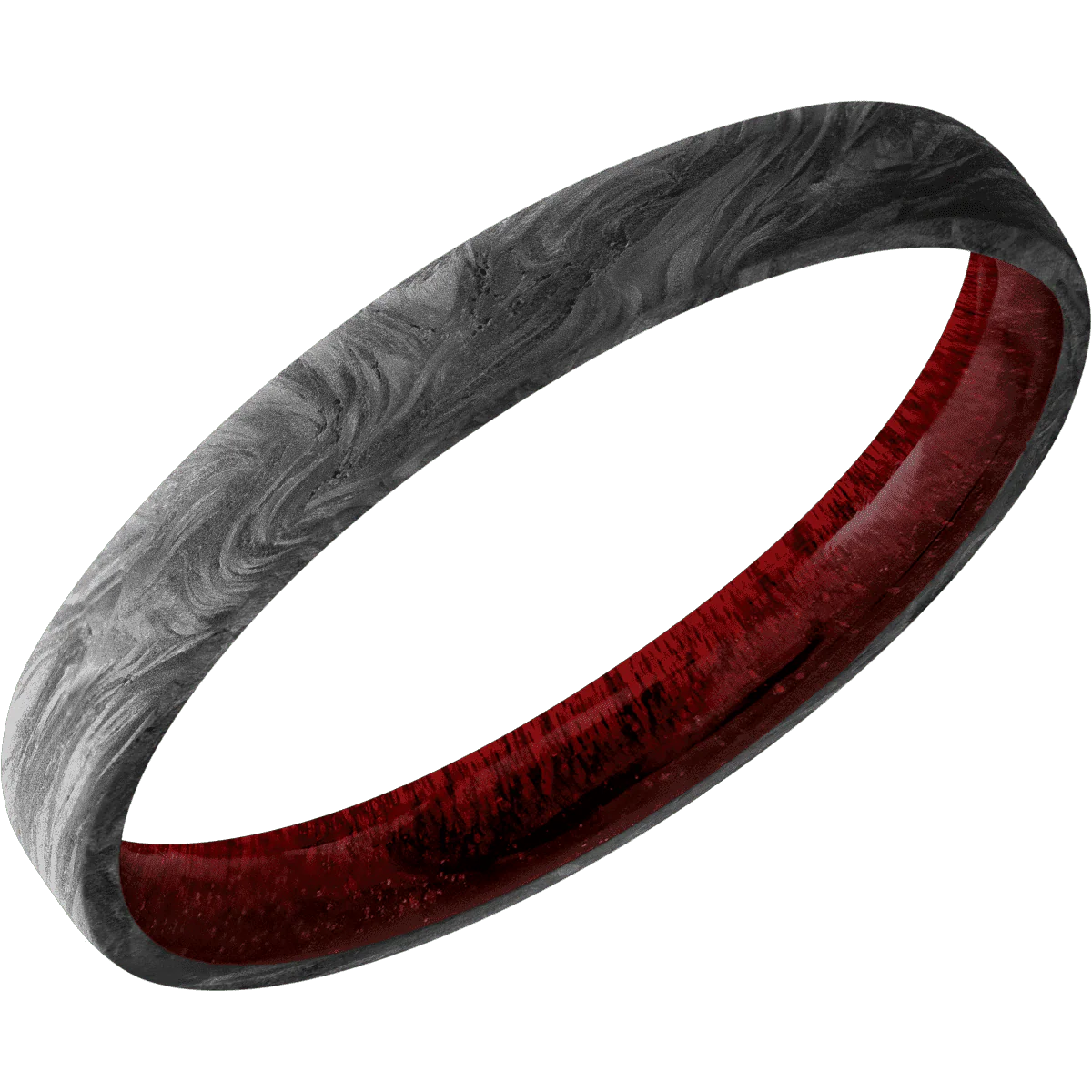 Forged Carbon Fiber + None Finish + Blood Wood - Image 2