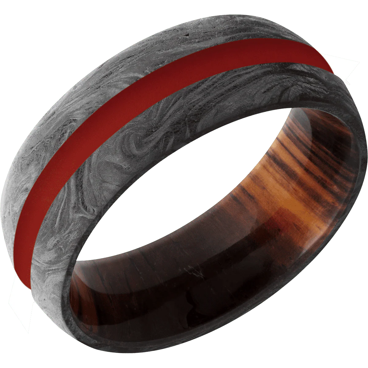 Forged Carbon Fiber + None Finish + Cocobolo - Image 2