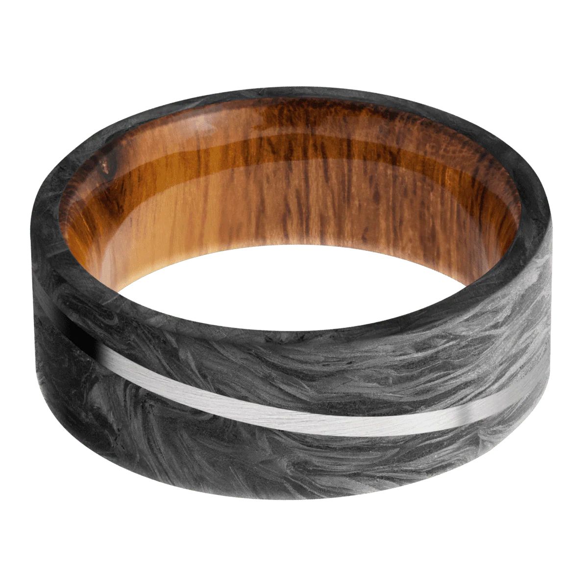 Forged Carbon Fiber + None Finish + Desert Iron Wood - Image 3