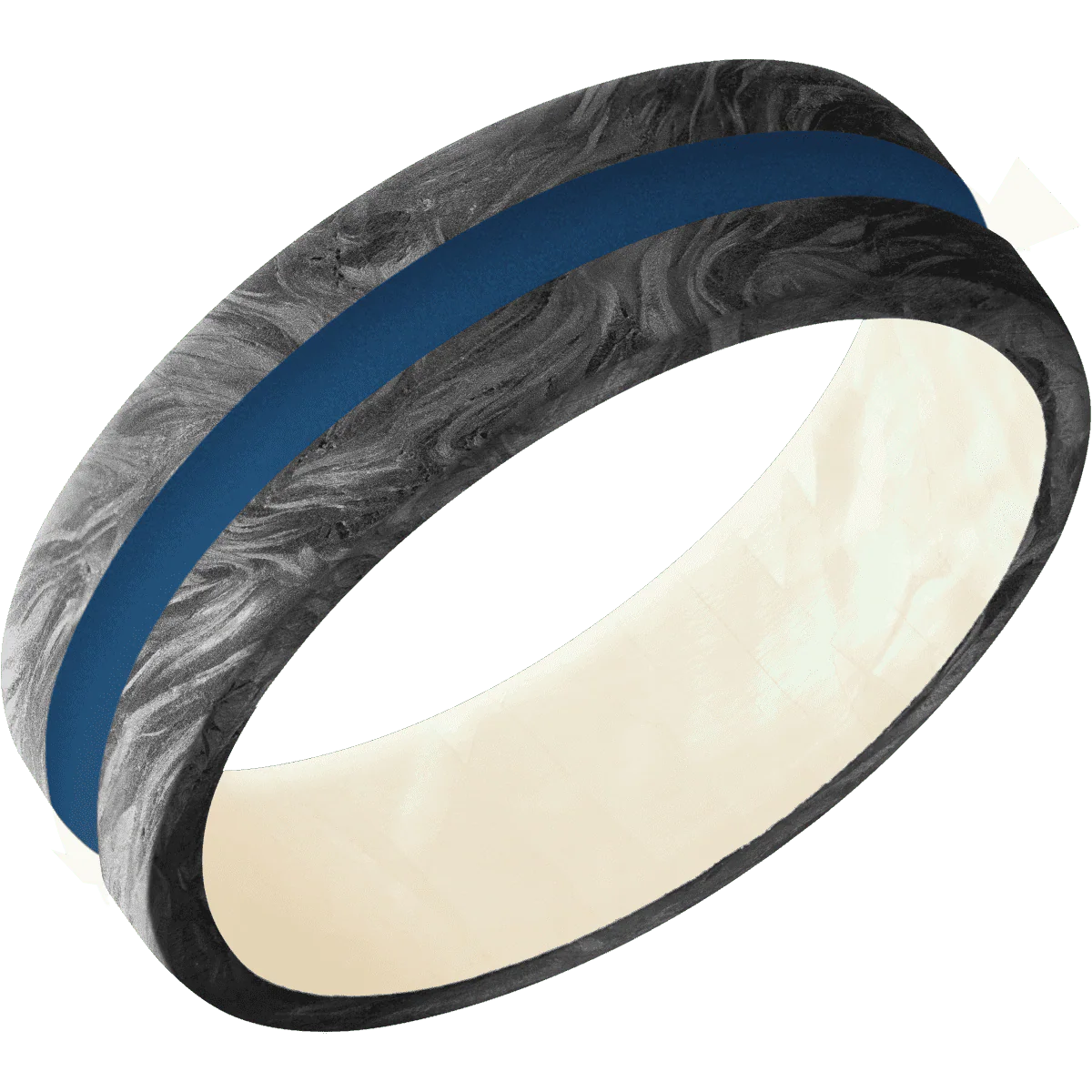 Forged Carbon Fiber + None Finish + Freshwater Mother of Pearl - Image 2