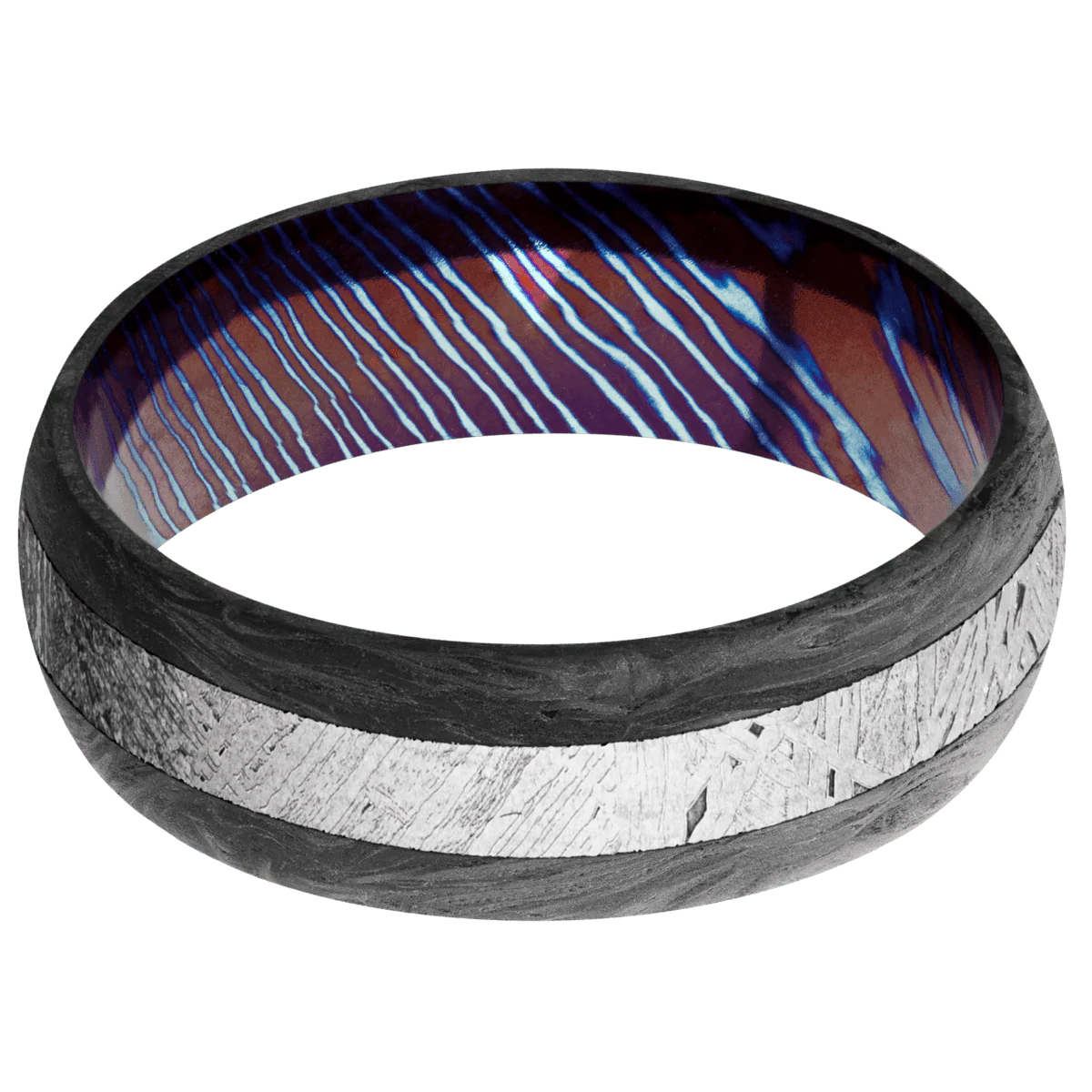 Forged Carbon Fiber + None Finish + Titanium Damascus - Image 3